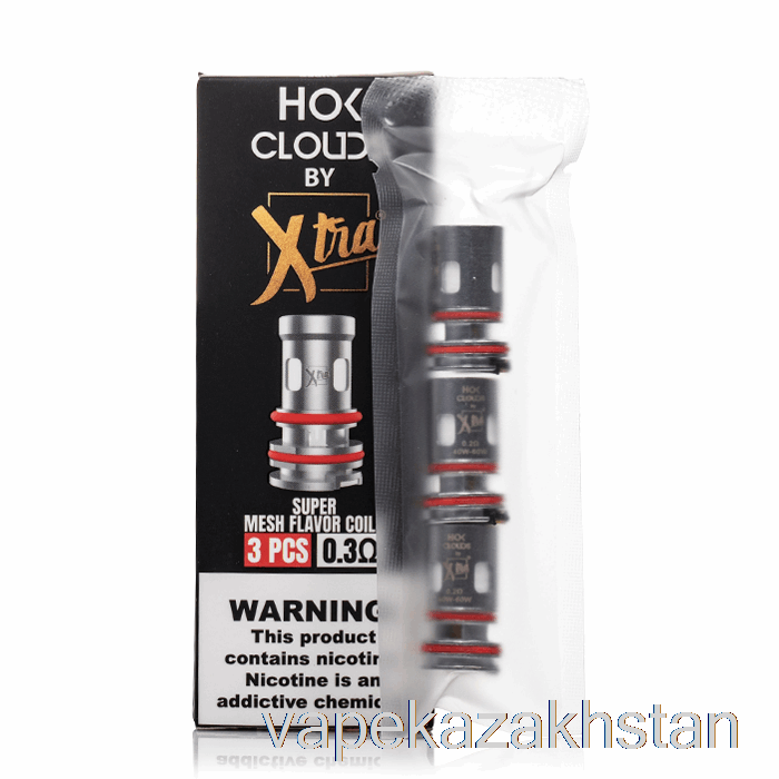 Vape Disposable Xtra Hok Clouds Replacement Coils 0.3ohm Coils